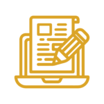 Gold Content Writing and Copy Services Icon